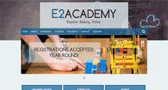 Desktop Screenshot of e2academy.com